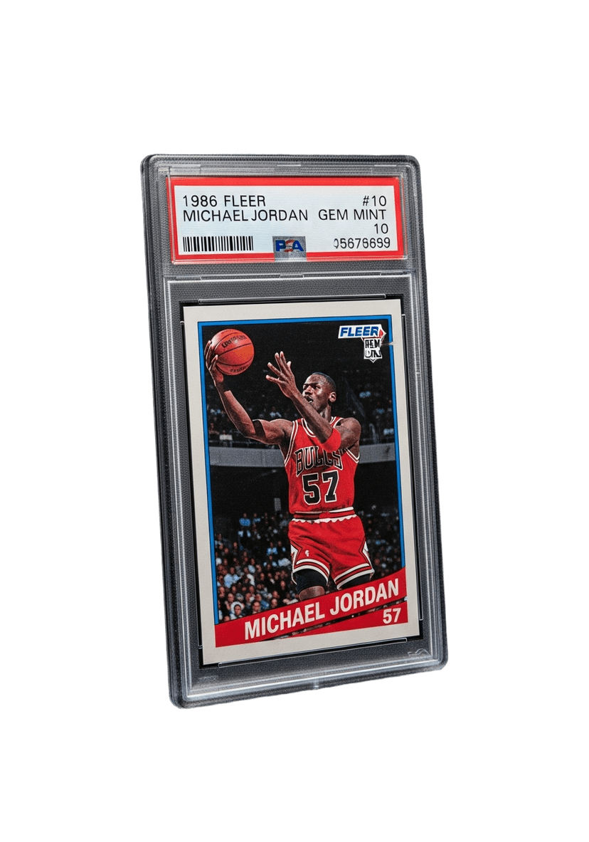 1986 Fleer Michael Jordan Rookie Card — PSA 10 GEM MT
